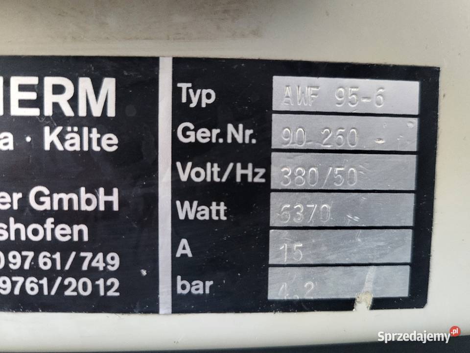 Termostat regulator temperatury formy wtryskowej zachodniopomorskie Białogard