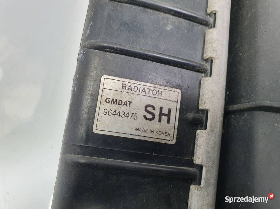 CHŁODNICA WODY CHEVROLET KALOS 94663475