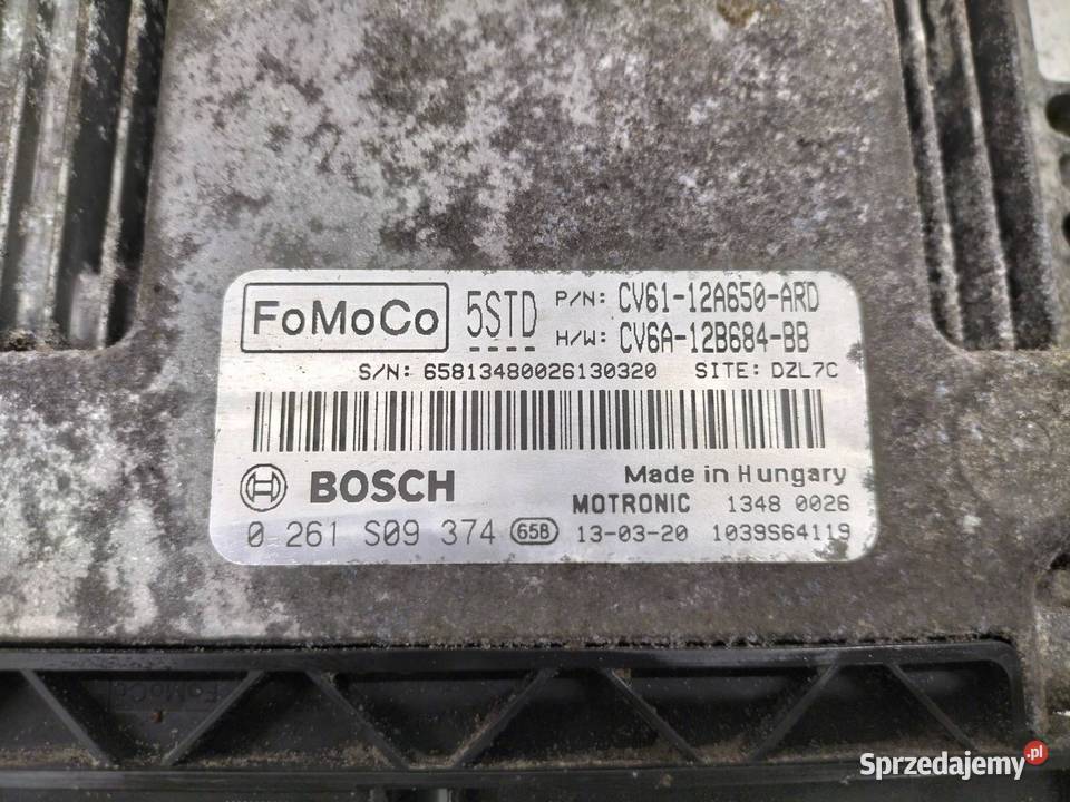 STEROWNIK SILNIKA CV6112A650ARD 10 TCE 125 Ford sprzedam