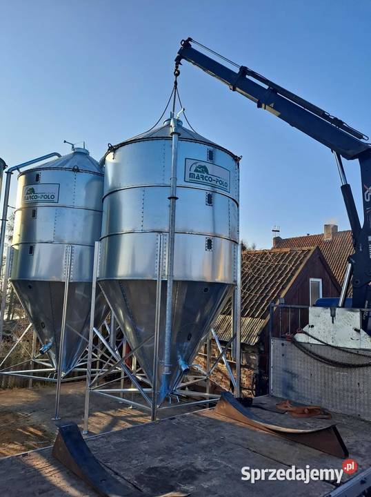 Silos paszowy silosy silosy metalowe Marcopolo Rogóźno