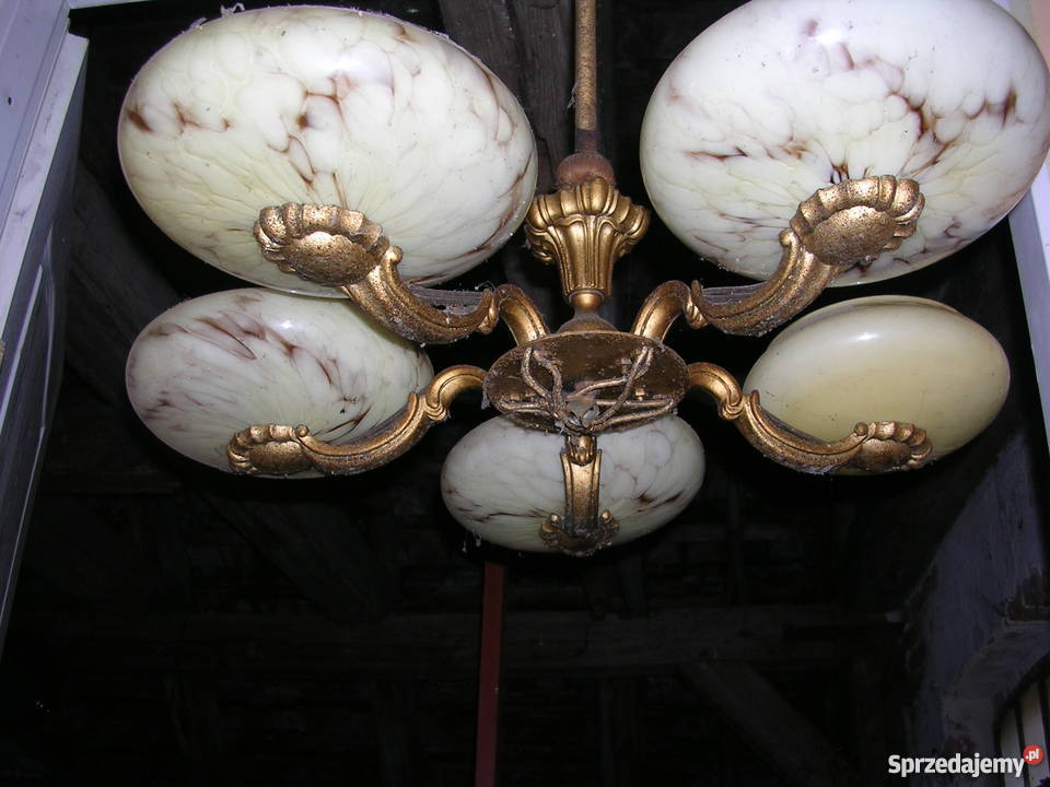 żyrandol secesyjny Pasternik