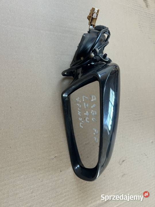 Lusterko prawe pasażera Audi a4 b6 czarne LZ9W Grudziądz