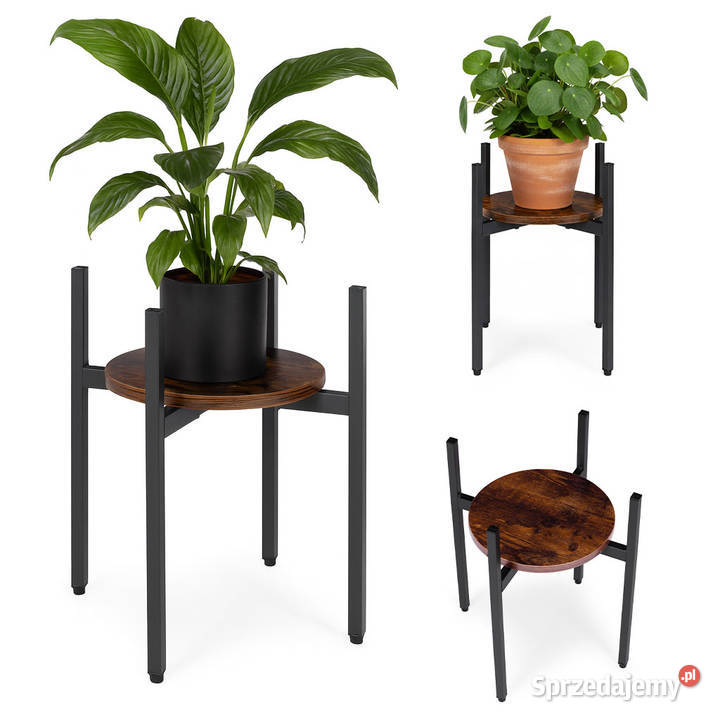 Kwietnik stojący stojak na kwiaty ozdoby loft Smogorzów