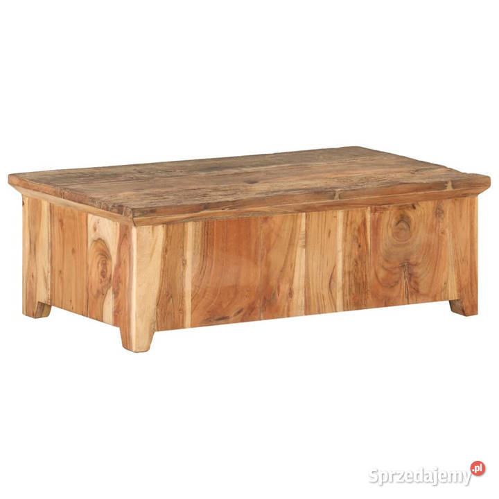 Stolik kawowy 90x50x31 lite drewno z odzysku Warszawa