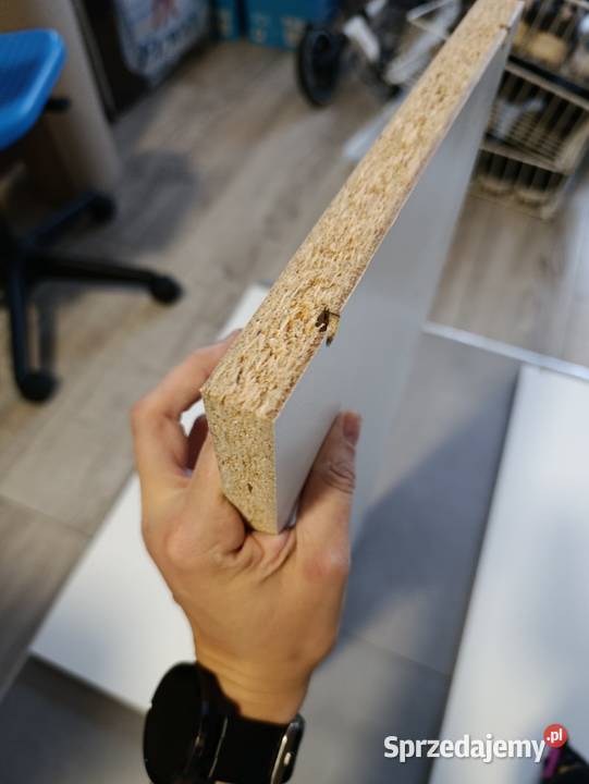 płyta płyty wiórowe laminowane białe półki