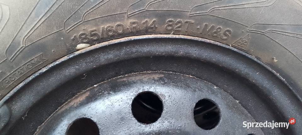 Sprzedam koła zimowe 14 Samochodowe mazowieckie Sarnów