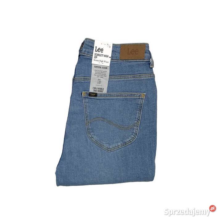 Spodnie damskie jeansy Lee Scarlett High Grey Rozmiar 38(M) Łódź