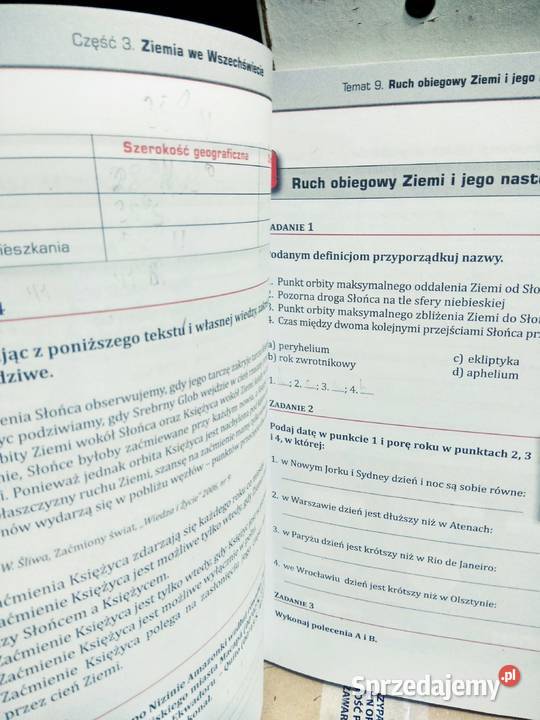 Geografia maturzysty 1 ćwiczenia używane nowe Warszawa