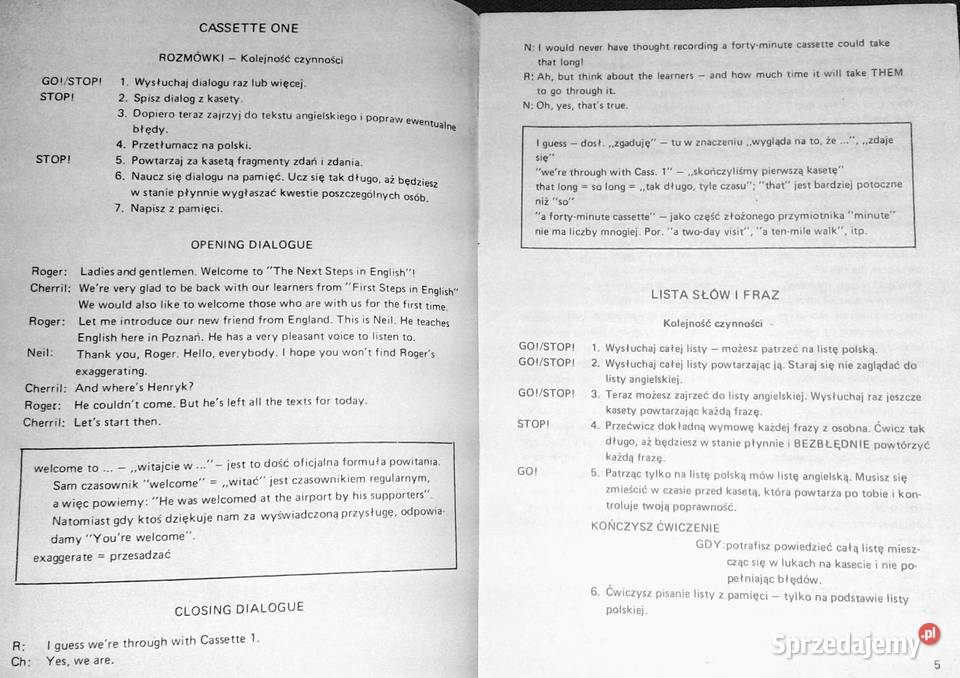 The next steps in English Kurs 12 Henryk Chełm