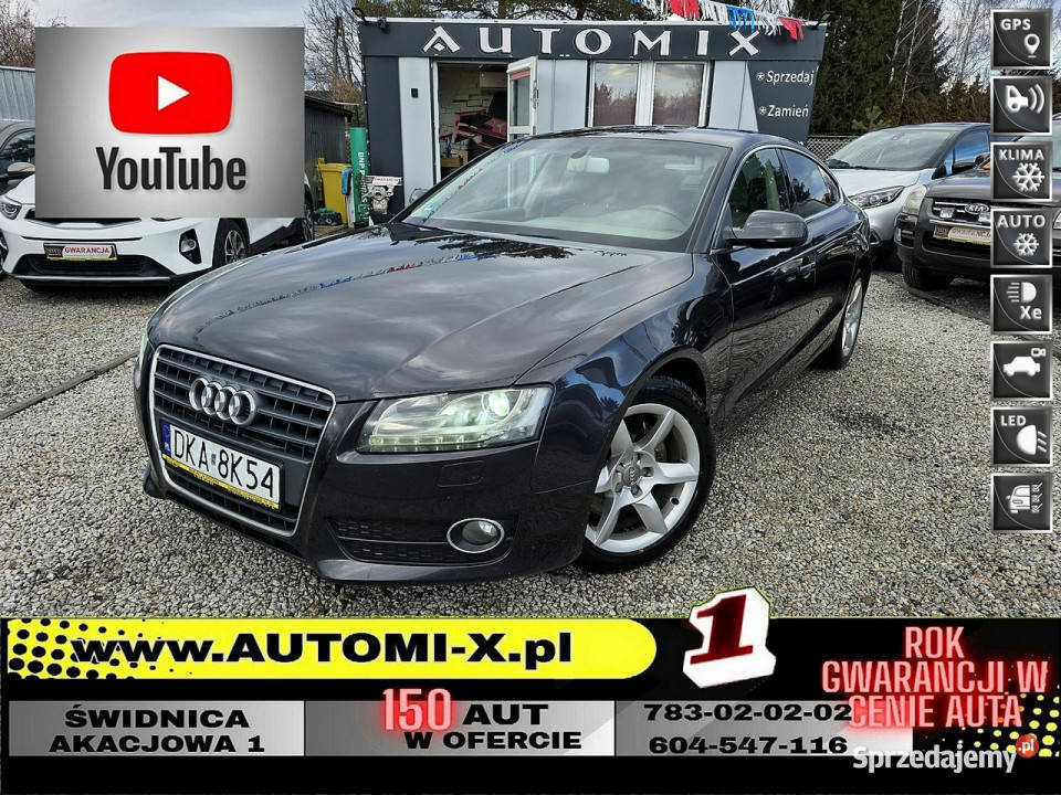Audi A5 Sportback 20 benz 211 MANUAL Sportback z komputer pokładowy Świdnica
