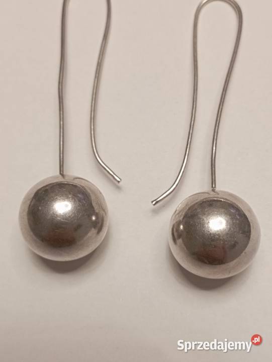 Kolczyki srebrne kule srebro Radom