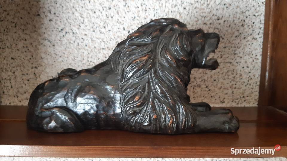 Figurka leżącego lwa Gdańsk