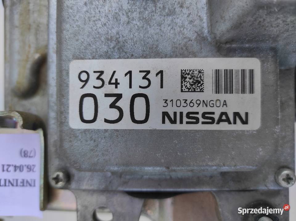 310369NG0A STEROWNIK MODUŁ SKRZYN INFINITI QX60 Układ napędowy Nowy Tomyśl sprzedam
