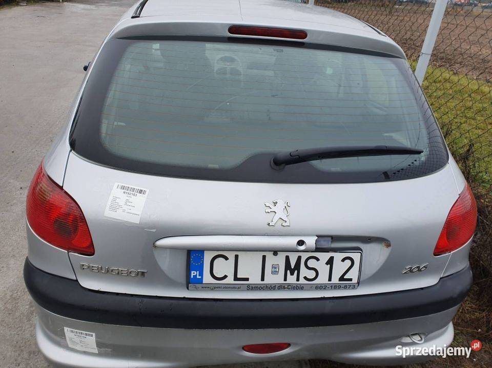 KLAPA PEUGEOT 206 EZR