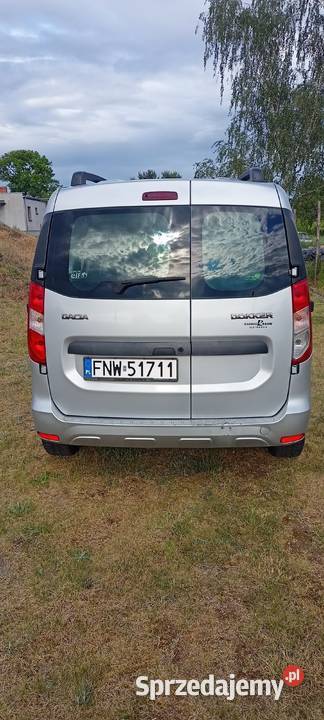 Dacia Dokker 90 2014r z klimatyzacją poduszka powietrzna Nowa Sól