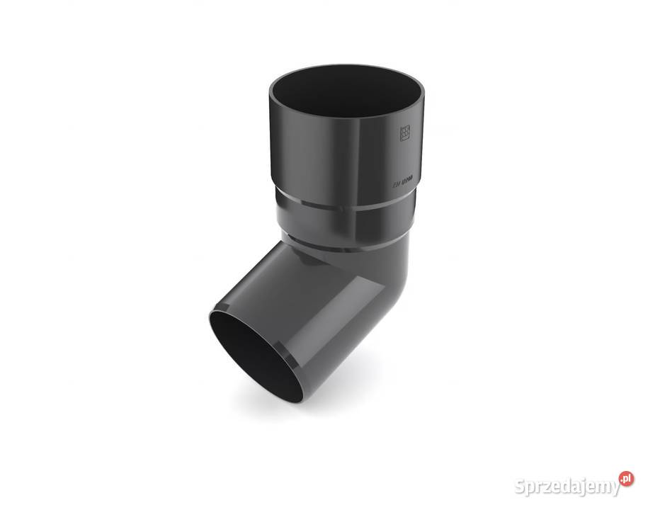 Bryza PVC Kolano 90 mm grafit Rynny i spusty Białystok sprzedam