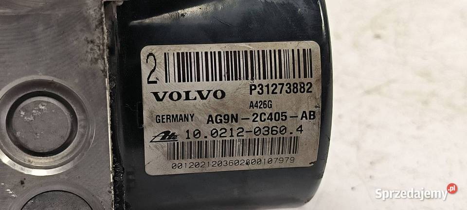 POMPA ABS HAMULCOWA VOLVO V60 P31273882 Części samochodowe kujawsko-pomorskie Lipno