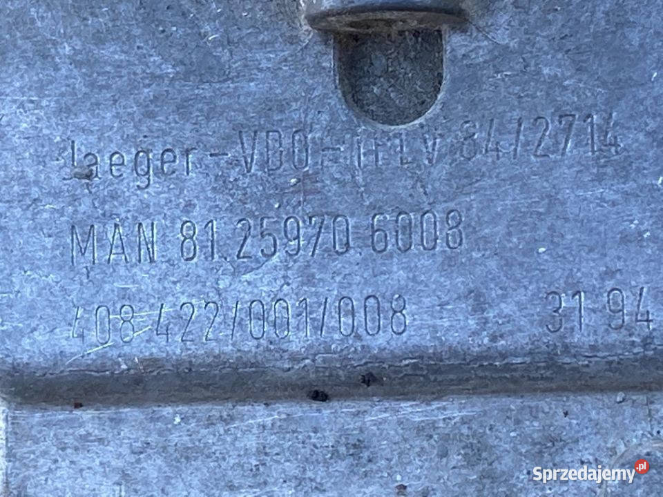 Ogranicznik Prędkośc Man 81259706008 VDO Maszewo sprzedam