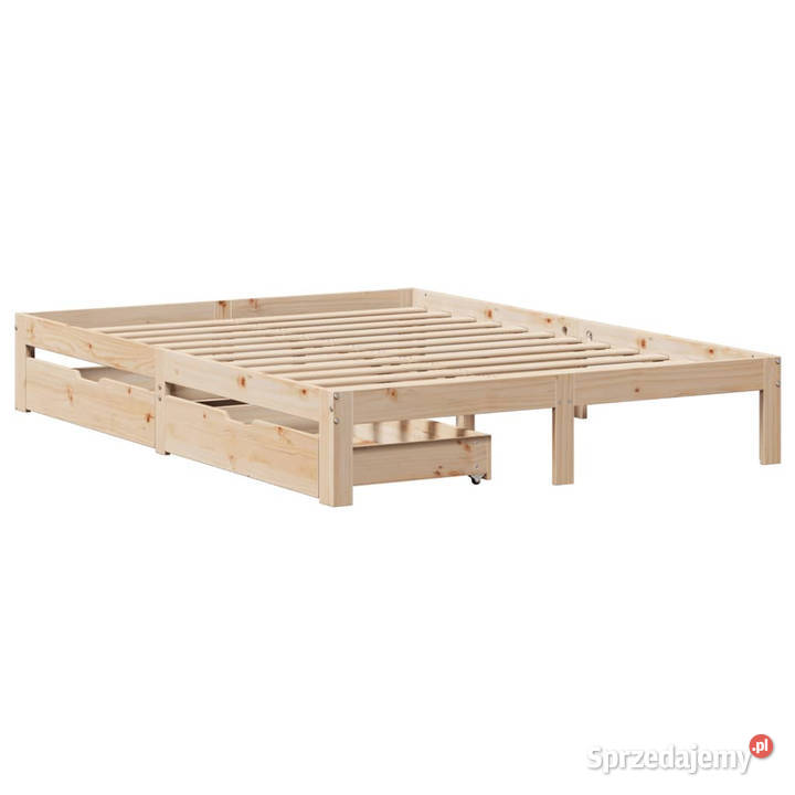 Rama łóżka z szufladami sosnowa 135x190 Warszawa