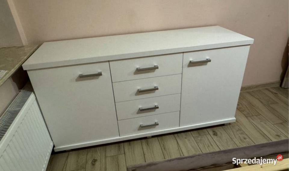 Biała duża komoda solidna odbiór Włodawa sprzedam