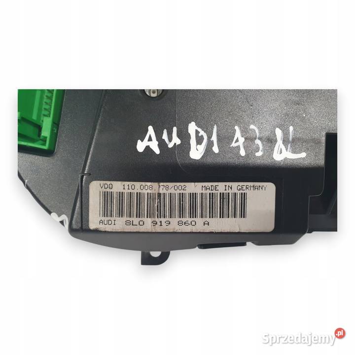 LICZNIK ZEGARY 8L0919860A Audi A3 8L 16 8V 18