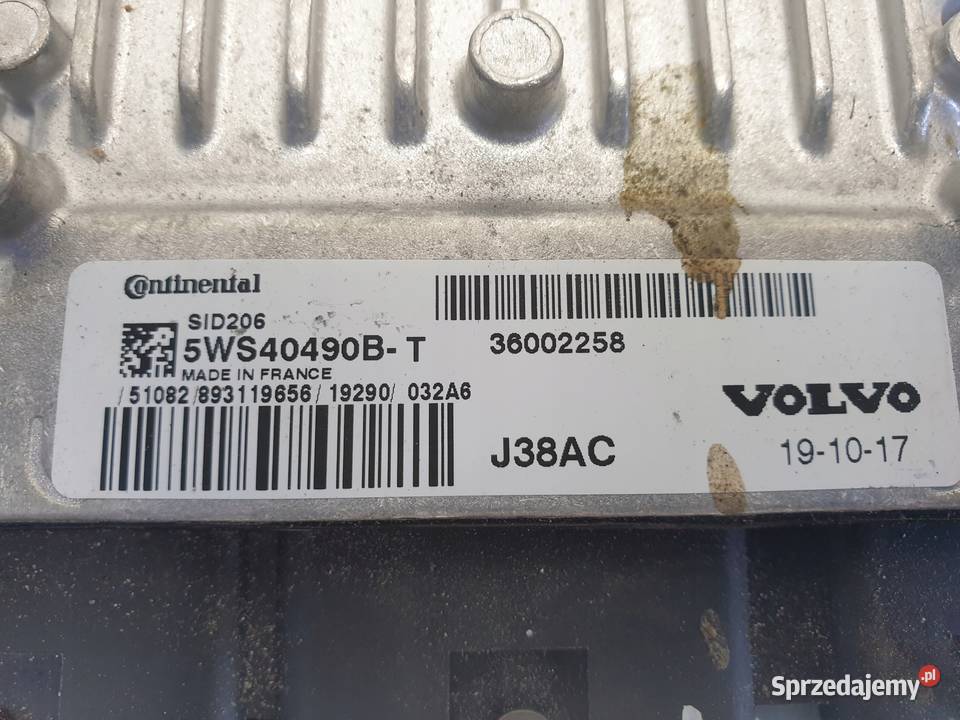 Volvo S40 II V50 20 D STEROWIK SILNIKA 36002258 osobowe Rudka