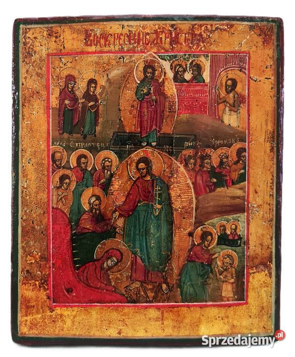 Ikona Zmartwychwstanie Zstąpienie do Otchłani mazowieckie Warszawa