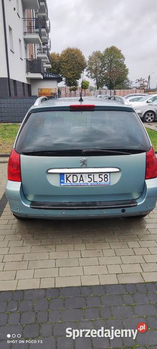 Peugeot 307SW BezwypadkowySkóry 7os 307 SW Dąbrowa Tarnowska