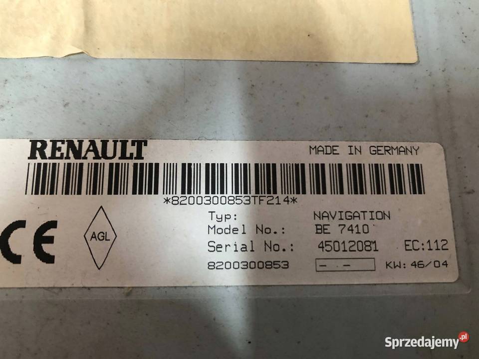 Renault Grand Scenic II 05r Radio fabryczne CD