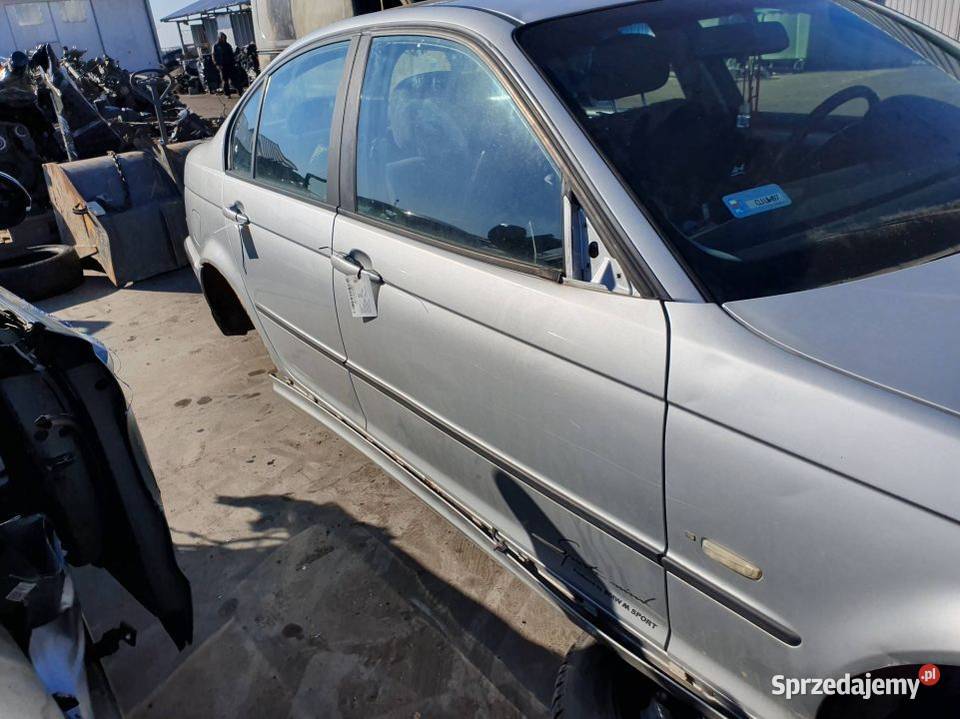 DRZWI PRAWE PRZÓD BMW E46 TITANSILBER METALLIC osobowe Lipno
