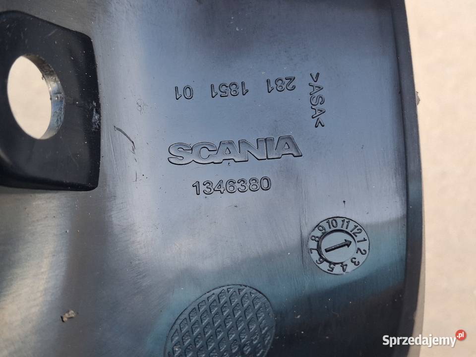 SCANIA R OBUDOWA OSŁONA WSPORNIKA MOCOWANIA Lusterka zewnętrzne Bieleń