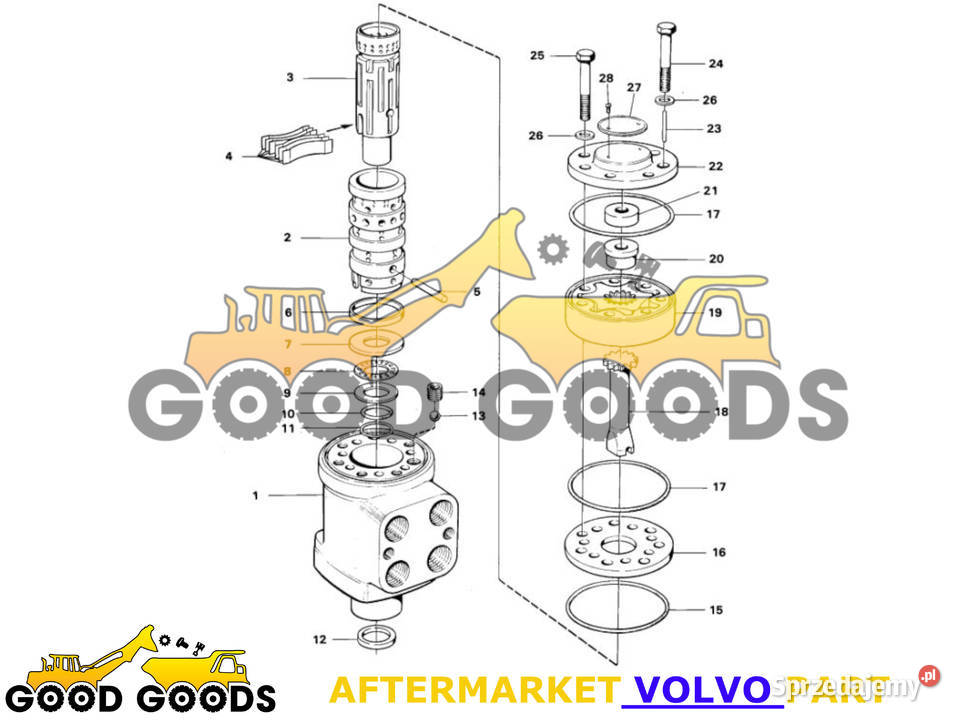 VOLVO ORBITROL PRZEKŁADNI KIEROWNICZEJ 6211923 Władysławów