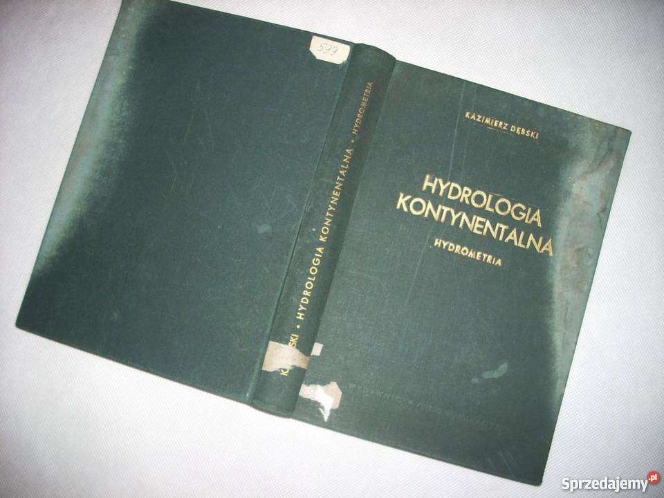 Dębski Hydrologia kontynentalna Hydrometria Książki naukowe i popularnonaukowe Lesko