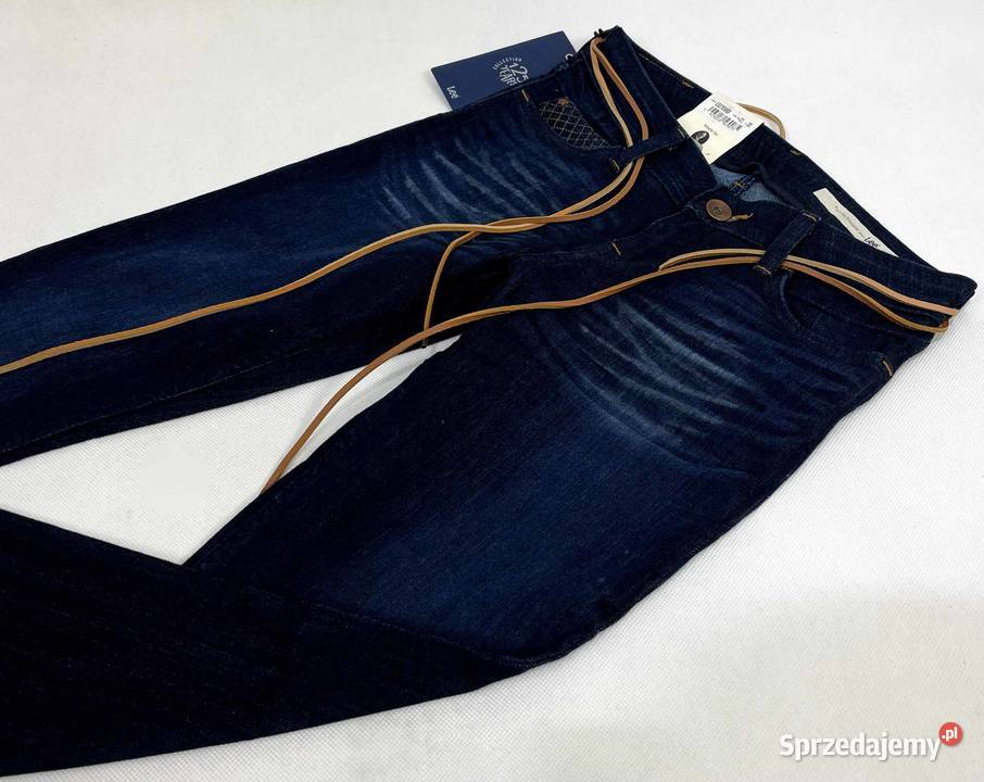 Spodnie damskie Lee Toxey Super Skinny W28 L33 niebieski Pisz