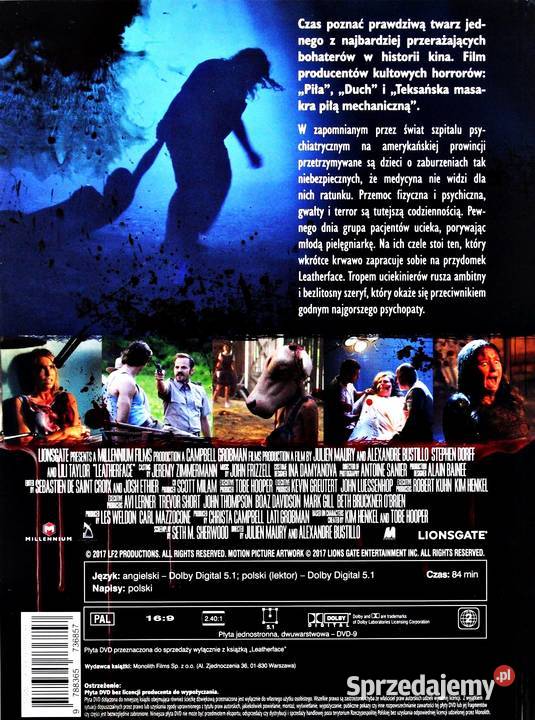 LEATHERFACE DVD KS Kalisz