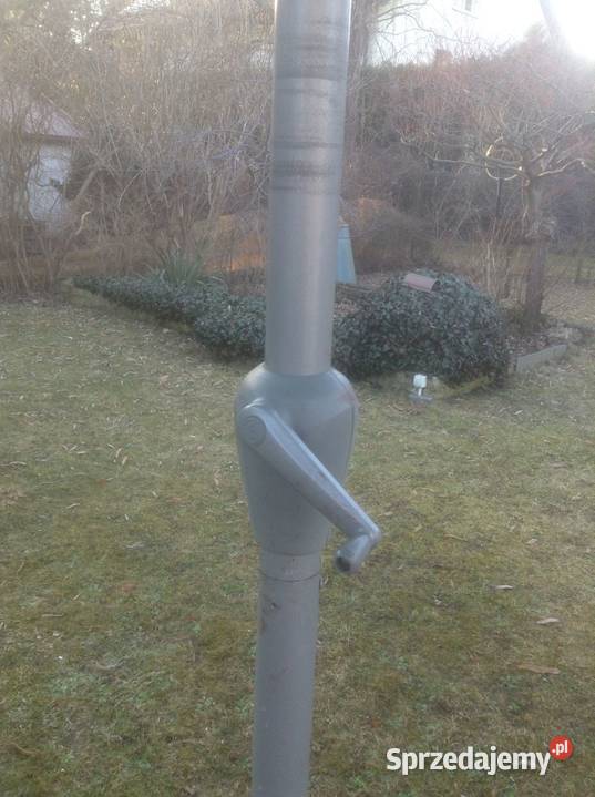 Parasol ogrodowy z uchylna czaszą o śr 3mb na Opole