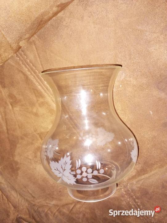 Pięknie zdobiony klosz do lampy komin Biłgoraj