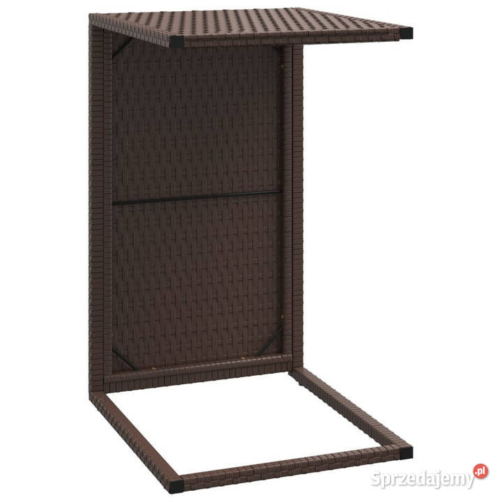 Stolik w kształcie litery C brązowy 40x35x60 Warszawa