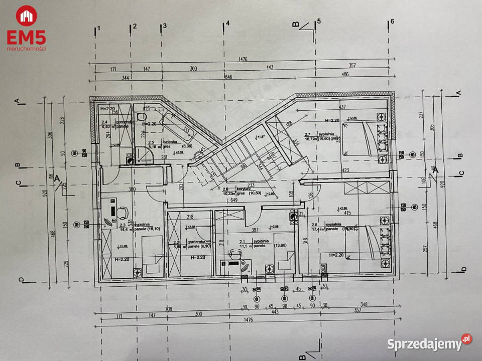 Dom wolnostojący Sochonie Leśna 190 metrów