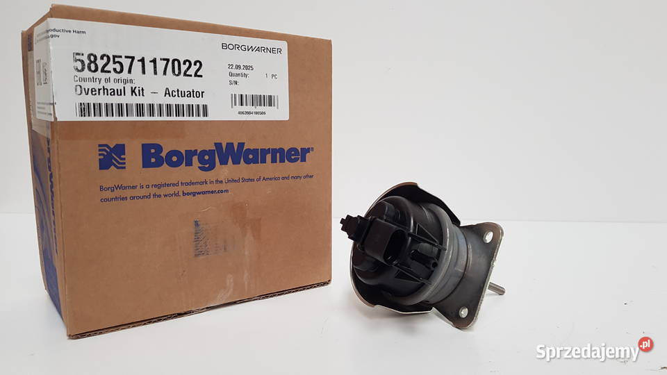 Nowy aktuator BorgWarner KKK 58257117022 Siedlce