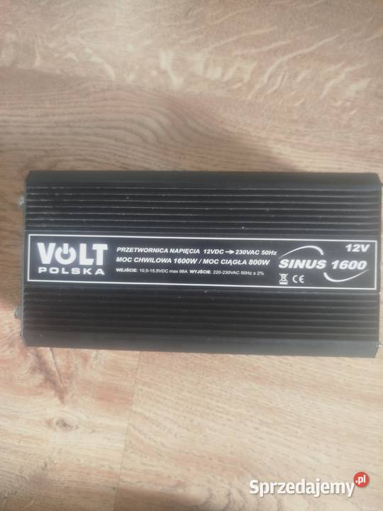 Przetwornica prądu 12V230 sinus 1600 Krzeptów