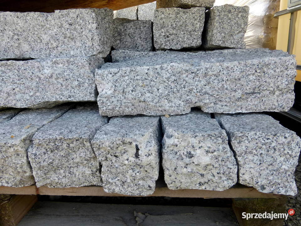 Palisada granitowa Kostka Grys Opornik Obrzeże Balice