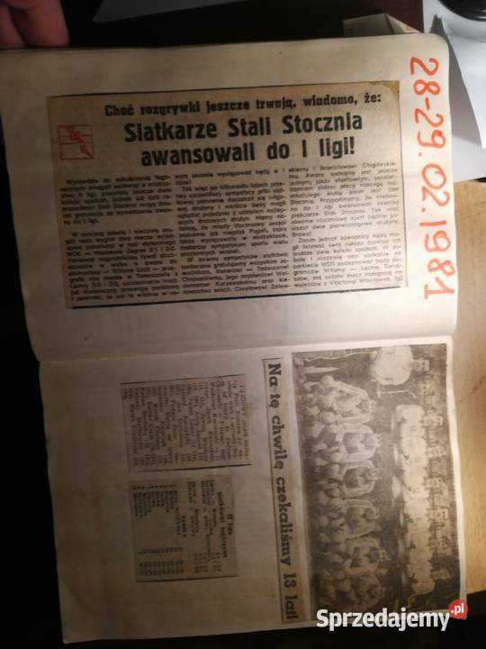 Dokumentacja sportowa Rok wydania 1980