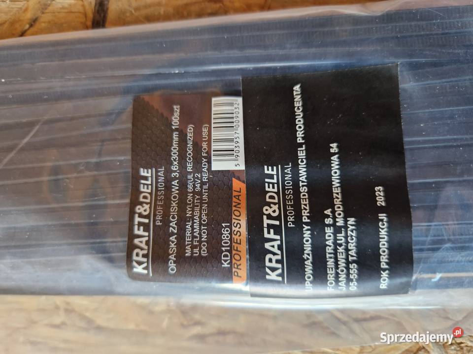 OPASKI ZACISKOWE NYLONOWE 36x300mm 100 KD10861