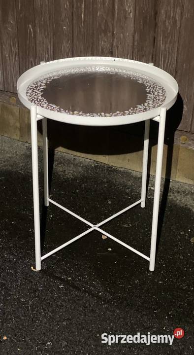 okrągły mały biały stolik ikea jysk Kraków