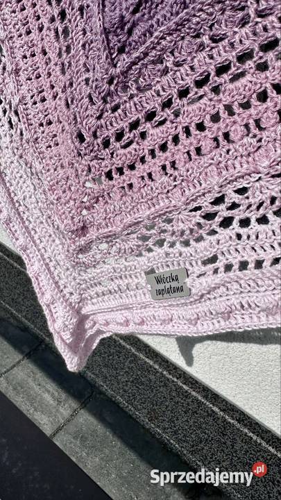 Bawełniana chusta ręcznie robiona Królowa Górna