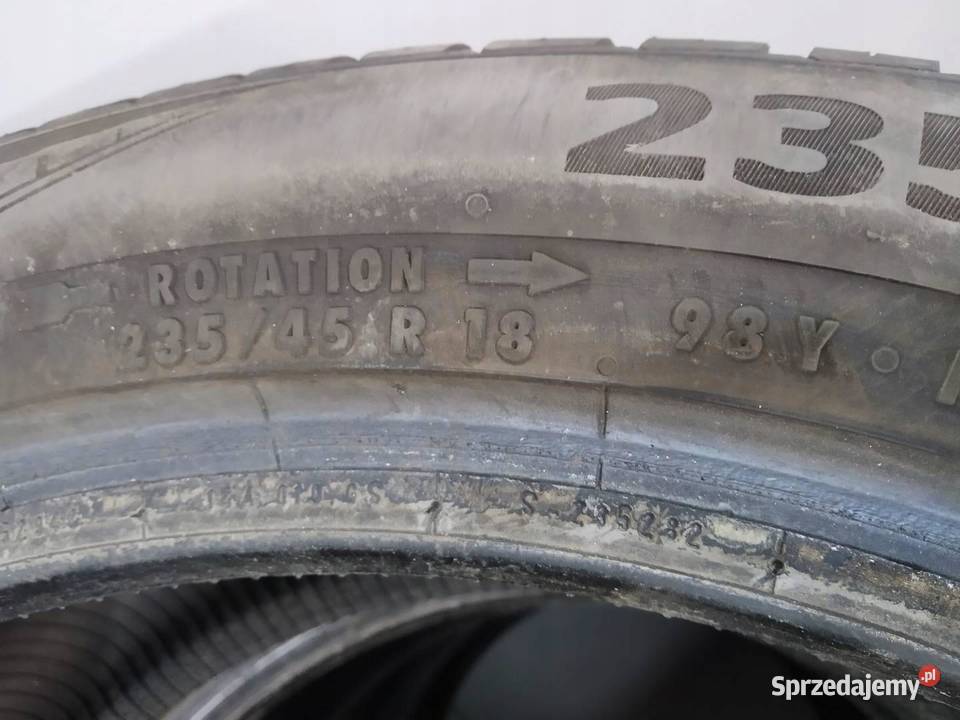 4x OPONA CAŁOROCZNA CONTINENTAL 23545R18 98Y