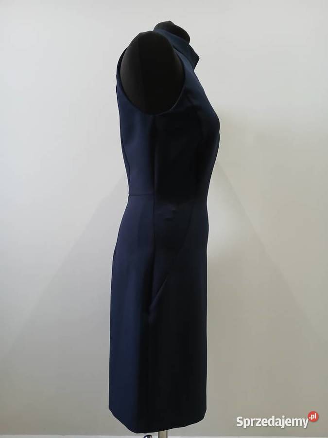 Elegancka granatowa sukienka rozmiar s HM Kielce sprzedam