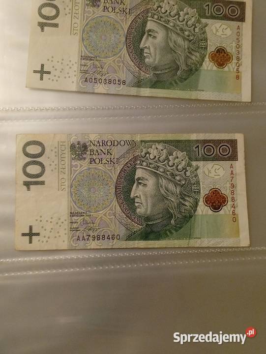 Banknot zastępczy 100 złotych Rzeszów sprzedam