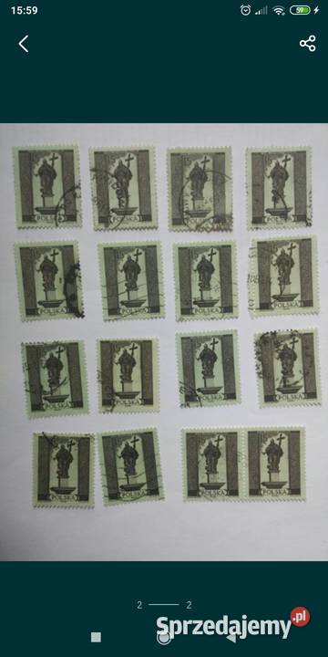 Znaczek pomnik Warszawy Bolesławiec